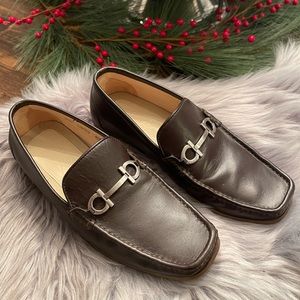Salvatore Ferraegamo Brown leather Loafers